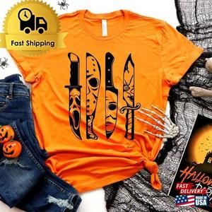 Creepy Halloween Shirt Serial Killer Unisex